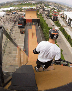 skateboarding ramp - gravity